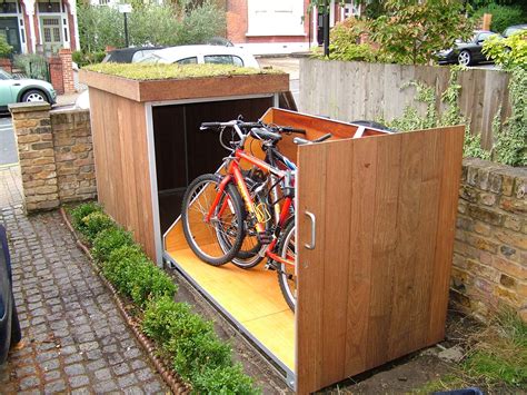 outdoor bike storage ideas diy